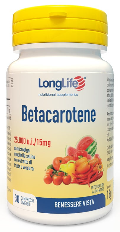 LONGLIFE BETACAROTENE - 30 CPR