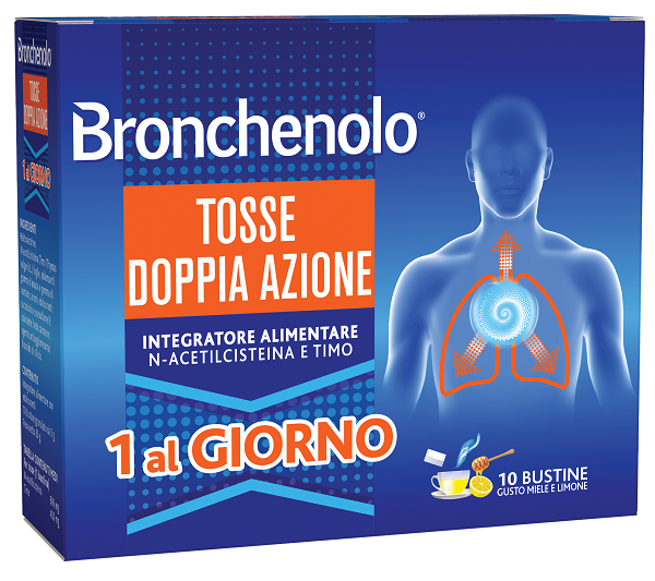 BRONCHENOLO TOSSE DOPPIA AZIONE 10 BUSTE