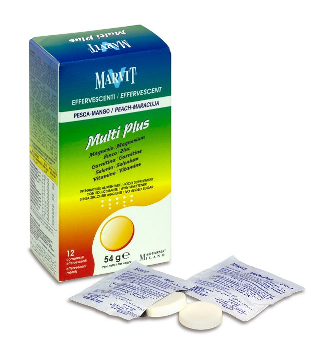 MARVIT MULTI PLUS EFFERV 12CPR
