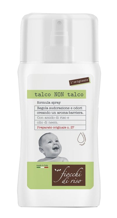 TALCO NON TALCO SPRAY FIOCCHI DI RISO