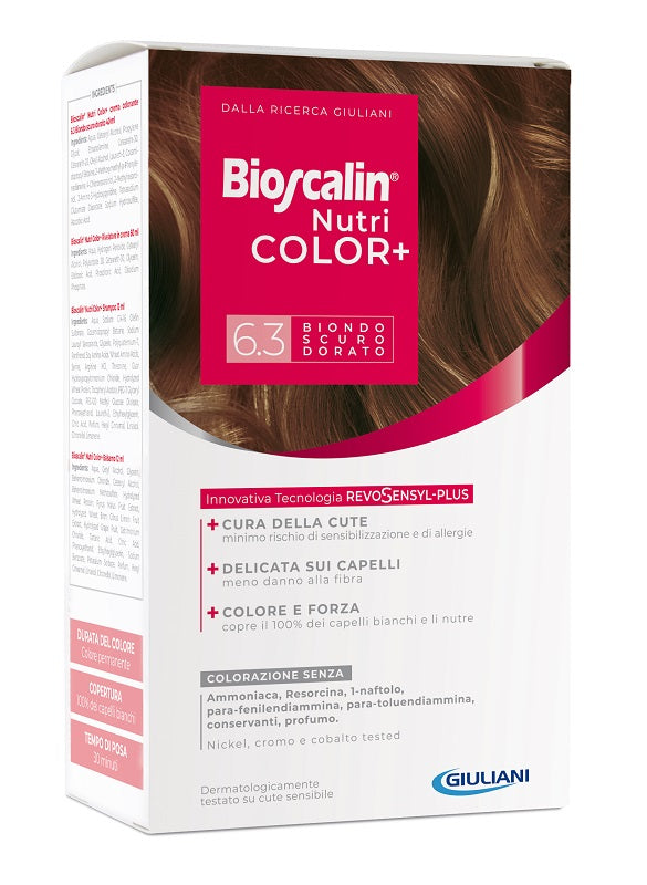 BIOSCALIN NUTRICOLOR PLUS 6.3 BIONDO SCURO DORATO