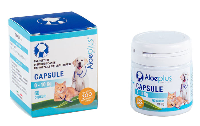 ALOEPLUS CAPSULE CANI E GATTI 0-10KG 60 CAPSULE