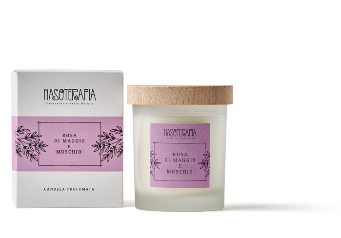 NASOTERAPIA CANDELA ROSA MAGGIO E MUSCHIO 180GR