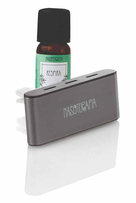 NASOTERAPIA DIFFUSORE AUTO GRIGIO CON SINERGIA RESPIRA