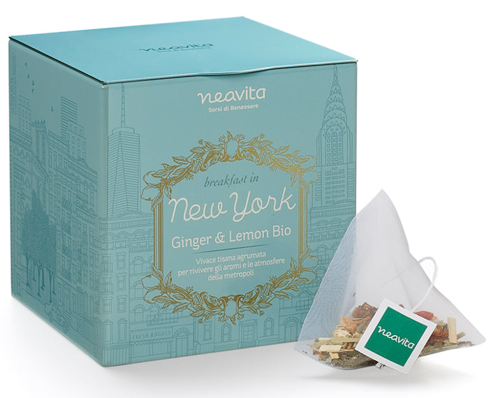NEAVITA CUBO NEW YORK TISANA LIMONE ZENZERO 15 FILTRI