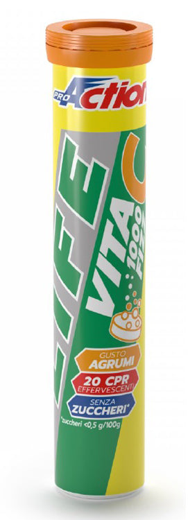 LIFE VITAMINA C 1000 FIZZ GUSTO AGRUMI - 20 COMPRESSE