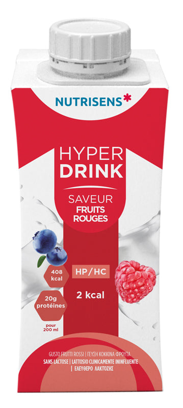 HYPERDRINK 2KCAL FRUTTI ROSSI 4X200ML