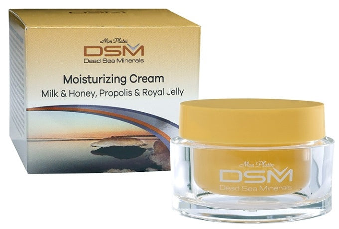 DSM MON PLATIN CREMA IDRATANTE AL LATTE MIELE PROPOLI E PAPPA REALE 50MLli e Pappa Reale