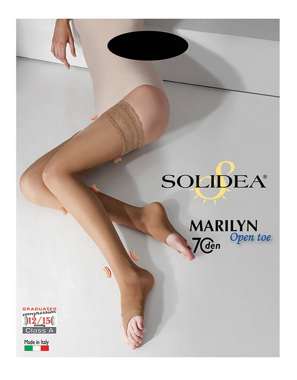 MARILYN 70 OPEN TOE XL NERO