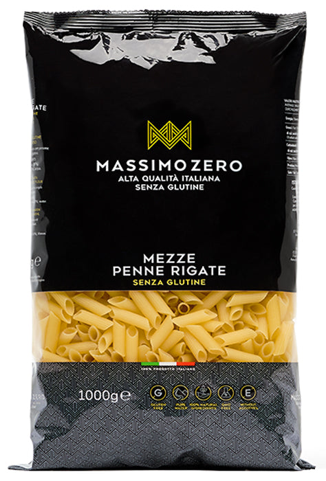 MASSIMO ZERO MEZZE PENNE RIGATE 1KG