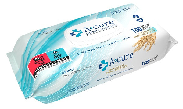 A+CURE IGIENE CORPO SALVIETTE 100 PEZZI