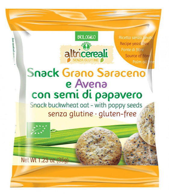ALTRICEREALI SNACK GRANO SARACENO E AVENA 35G