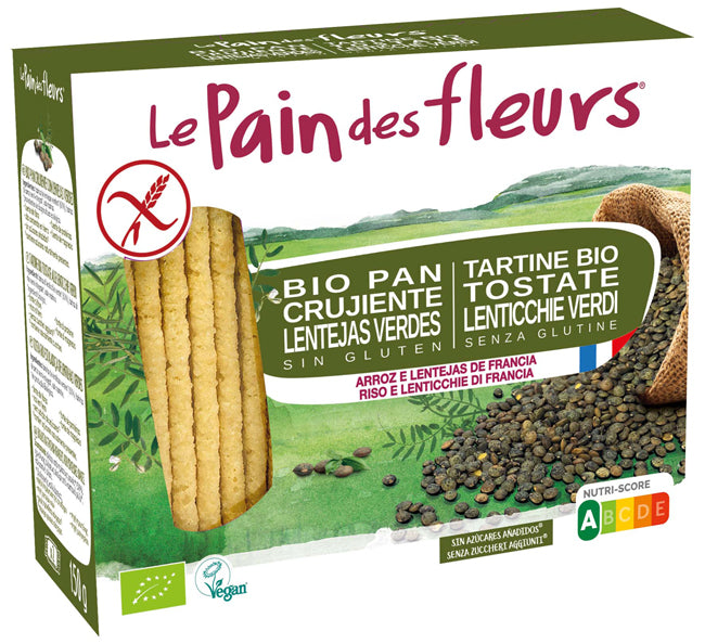 PAIN DES FLEURS TARTINE TOSTATE LENTICCHIA 150G