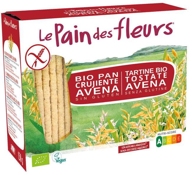 PAIN DES FLEURS TARTINE TOSTATE AVENA SENZA GLUTINE 150G