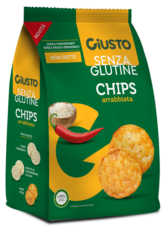GIUSTO CHIPS ARRABBIATA 40G
