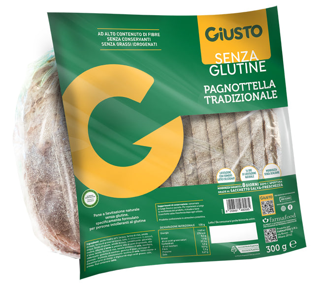 GIUSTO PAGNOTTELLA SENZA GLUTINE 300G