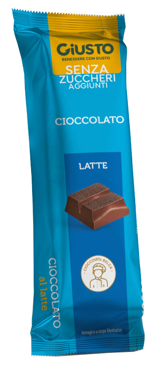 GIUSTO CIOCCOLATO AL LATTE SENZA ZUCCHERI AGGIUNTI 42G