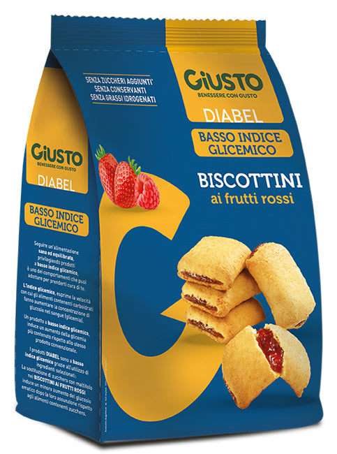 GIUSTO DIABEL BISCOTTINI FRUTTI ROSSI 250G