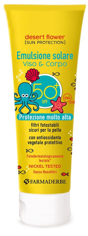 DESERT FLOWER EMULSIONE SOLARE BIMBI SPF50+ 125ML
