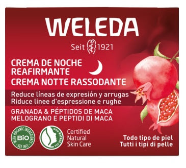 CREMA NOTTE RASSODANTE MELOGRANO E PEPTIDI DI MACA 40ML