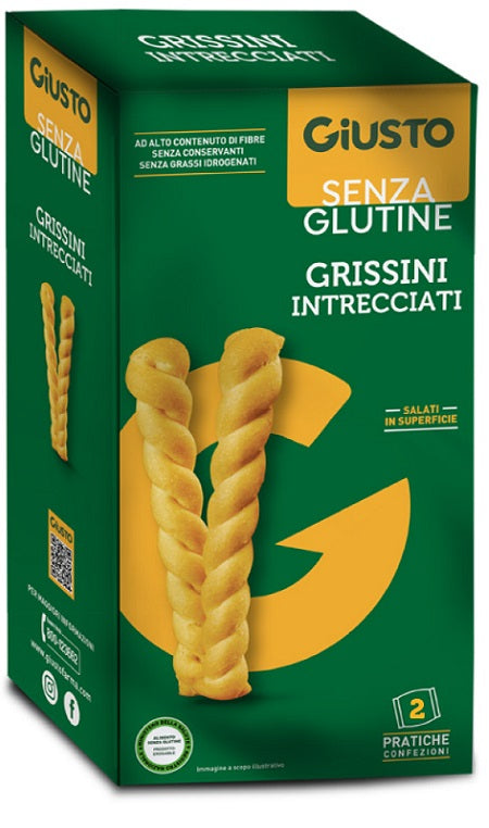 GIUSTO INTRECCIATI GRISSINI 150G