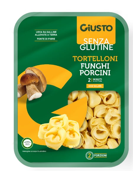 GIUSTO TORTELLONI AI FUNGHI SENZA GLUTINE 250G