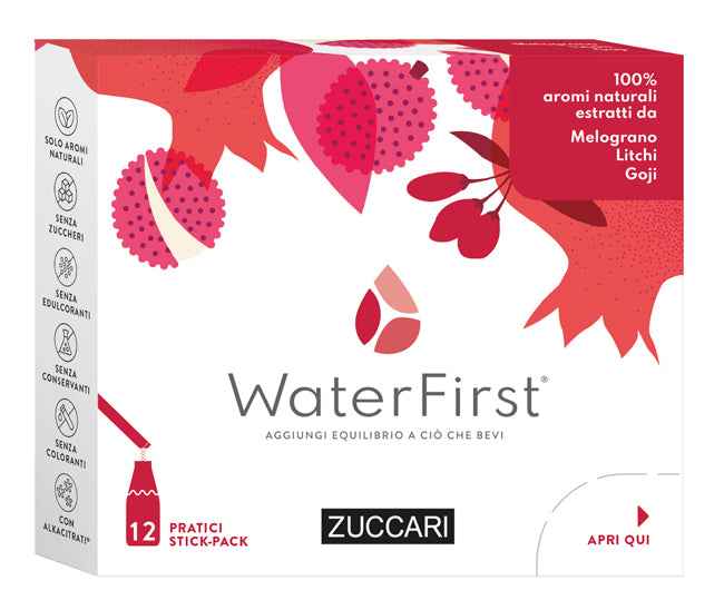 WATERFIRST MELOGRANO LITCHI E GOJI 12STK