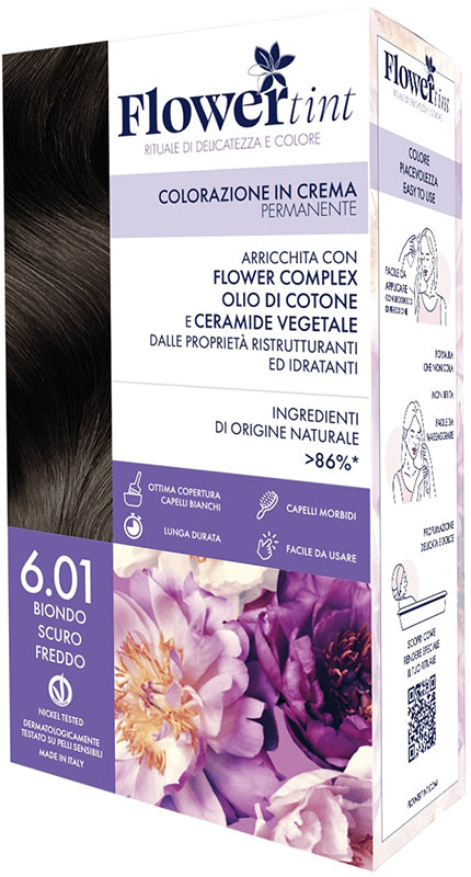 FLOWERTINT COLORAZIONE BIONDO SCURO FREDDO 6,01