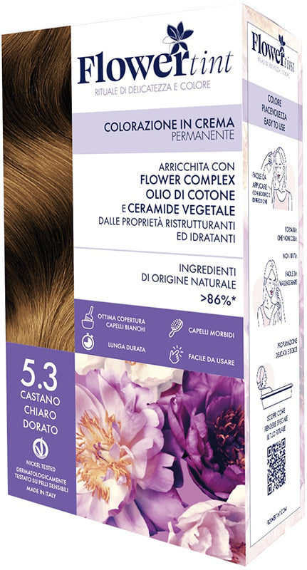 FLOWERTINT COLORAZIONE CASTANO CHIARO DORATO 5,3