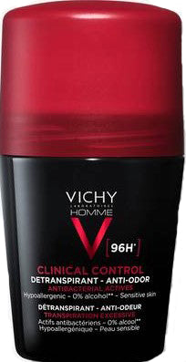 VICHY HOMME DEODORANTE CLINICAL CONTROL 96H ROLL 50