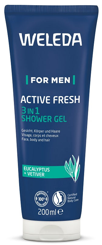 DOCCIA FOR MEN ACTIVE FRESH SHOWER GEL 200ML