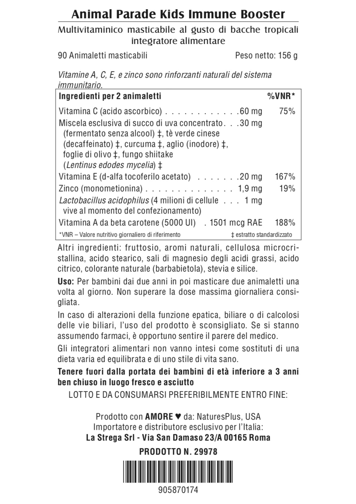 ANIMAL PARADE KID IMMUNE