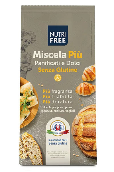 NUTRIFREE MISCELA PIU' PANIFICATI E DOLCI 1KG