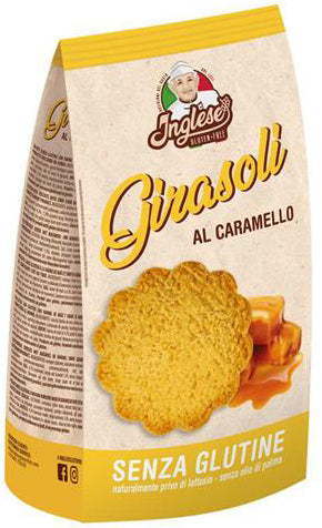 BISCOTTI GIRASOLI CARAMELLO MAIS 300GR