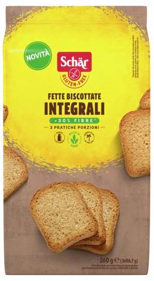 SCHAR FETTE BISCOTTATE INTEGRALI 260G