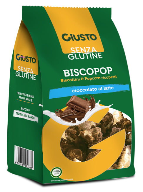 GIUSTO BISCOPOP CIOCCOLATO AL LATTE 80G