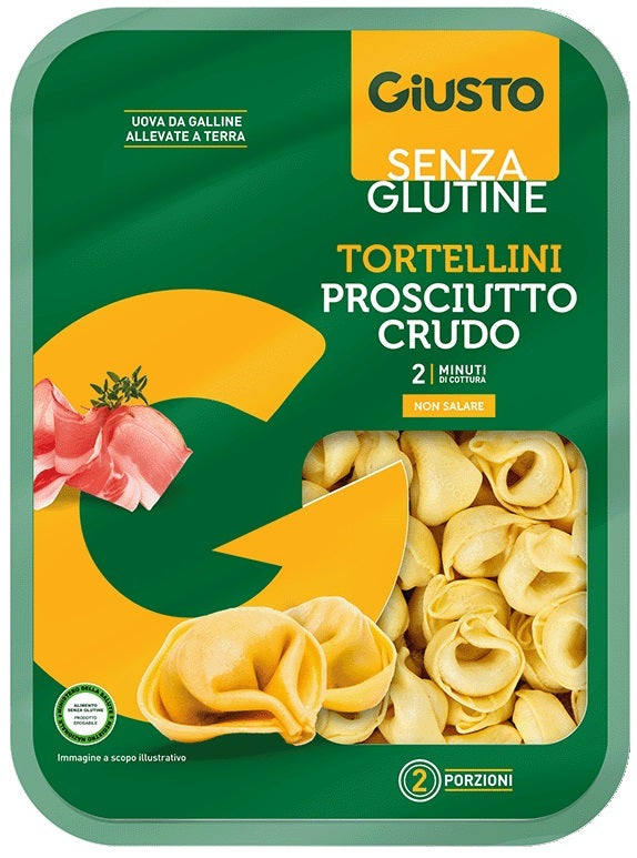 GIUSTO TORTELLINI PROSCIUTTO CRUDO 250G