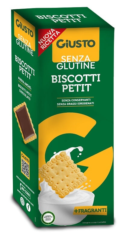 GIUSTO BISCOTTI PETIT SENZA GLUTINE 175G