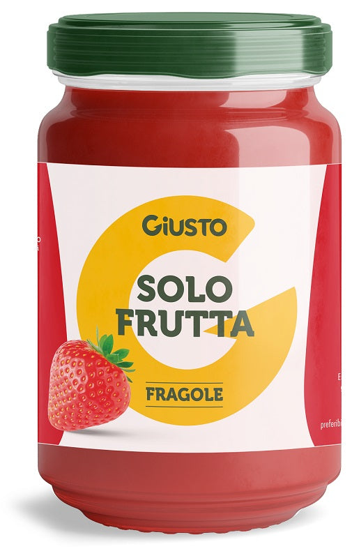 GIUSTO SOLO FRUTTA CONFETTURA FRAGOLA 220G