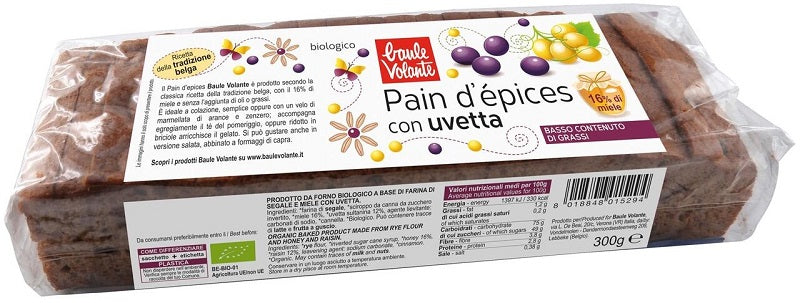 PAIN EPICES ALL'UVETTA 300G