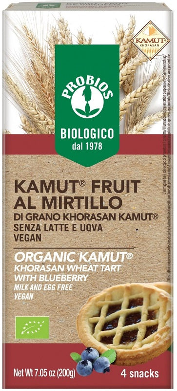 KAMUT FRUIT AL MIRTILLO 4X50G