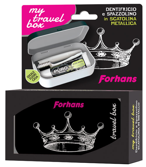 FORHANS MY TRAVEL BOX CORONA NERA (SPAZZOLINO + DENTIFRICIO)