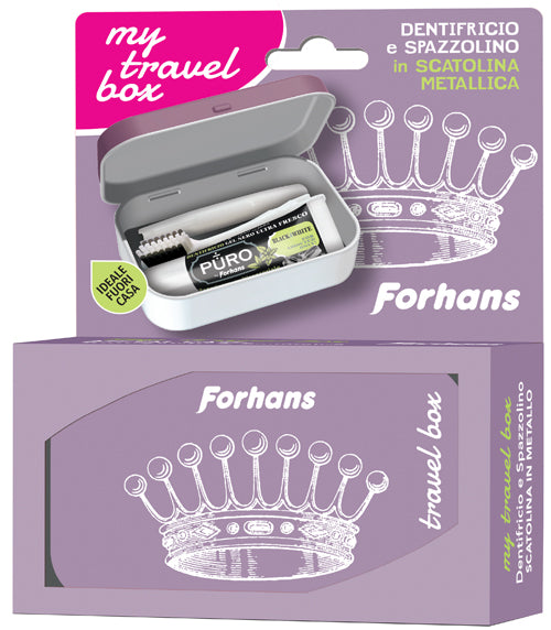 FORHANS MY TRAVEL BOX CORONA LILLA (SPAZZOLINO + DENTIFRICIO)