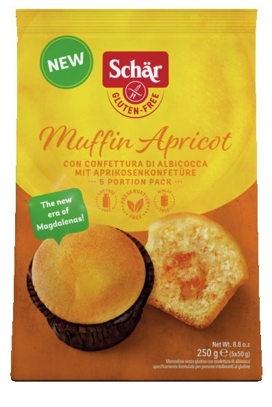 SCHAR MUFFIN ALBICOCCA 5 PEZZI