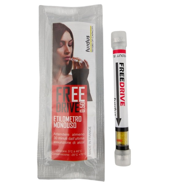 TURDUS ETILOMETRO MONOUSO FREEDRIVE