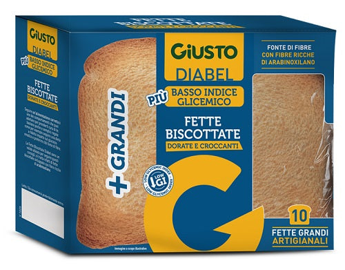GIUSTO DIABEL FETTE BISCOTTATE 150G