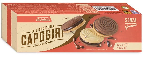 AGLUTEN CAPOGIRI CREMA AL CACAO 120G