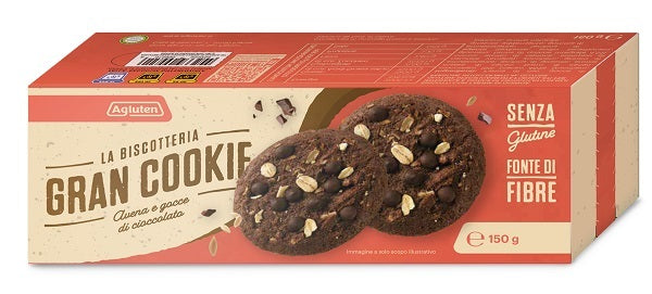 AGLUTEN GRAN COOKIE AVENA E GOCCE DI CIOCCOLATO 150GR