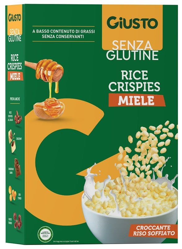 GIUSTO RICE CRISPIES AL MIELE 200G