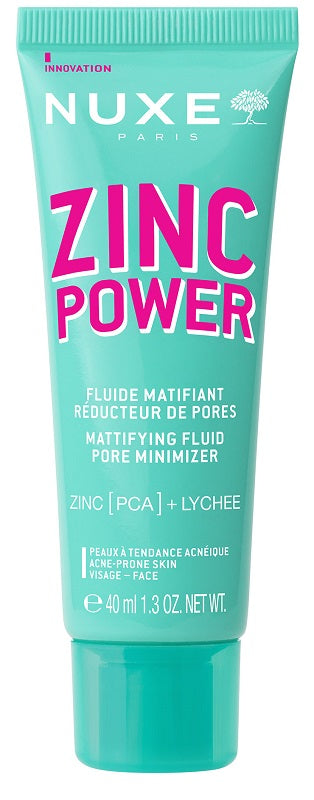 NUXE ZINC POWER FLUIDO OPACIZZANTE RIDUTTORE DI PORI 40ML